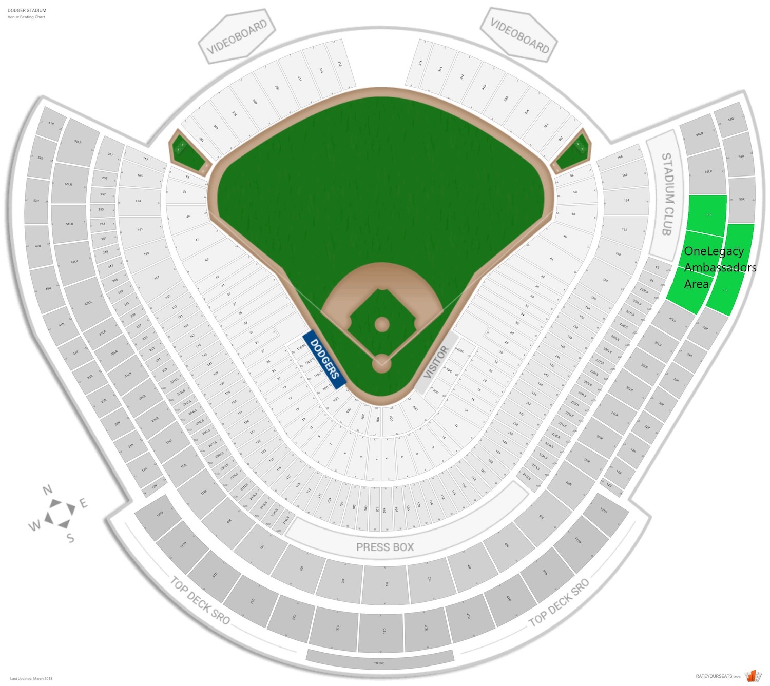 Ambassadors Night At Dodger Stadium - Ticket Order Form